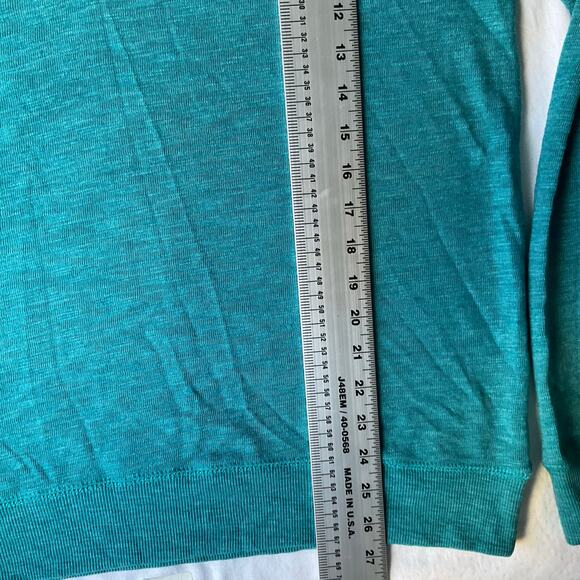Level Wear Men’s Long Sleeve Half Zip Sweater size M, Solid Blue - Picture 4 of 9